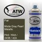 Preview: Fiat, Moda Gray Pearl Metallic, PA5 / RA5 / 243B / 42A: 400ml Sprühdose, von ATW Autoteile West.